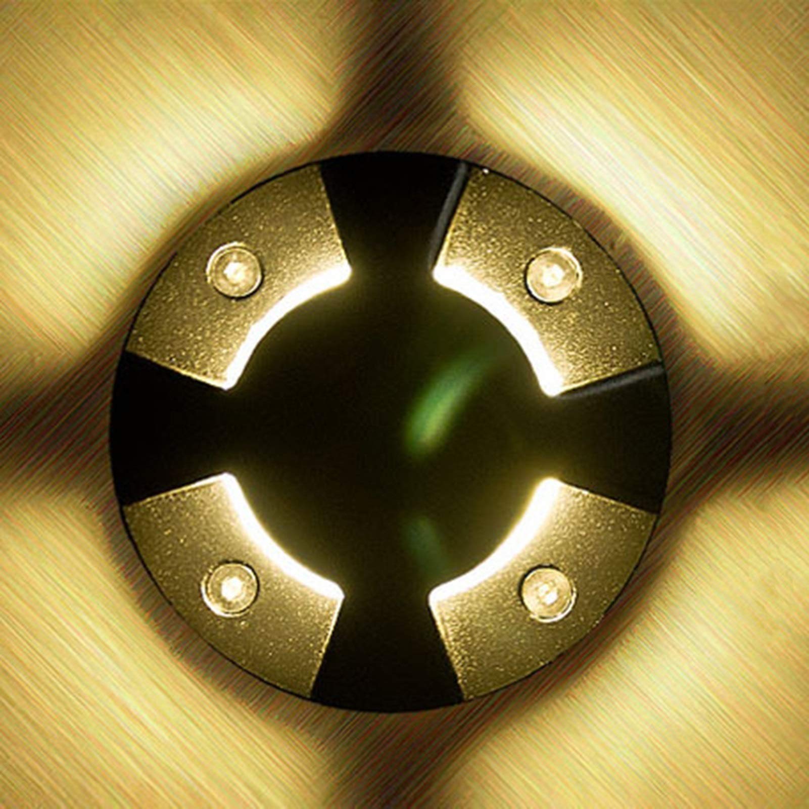 Faretti Incasso LED A Pavimento Emissione Laterale Nessun Riflesso Terrazza Segnapasso LED Esterno Giardino Mazzo All'aperto Impermeabile AC85-265V (Color : Warm Light, Energia : 7W)