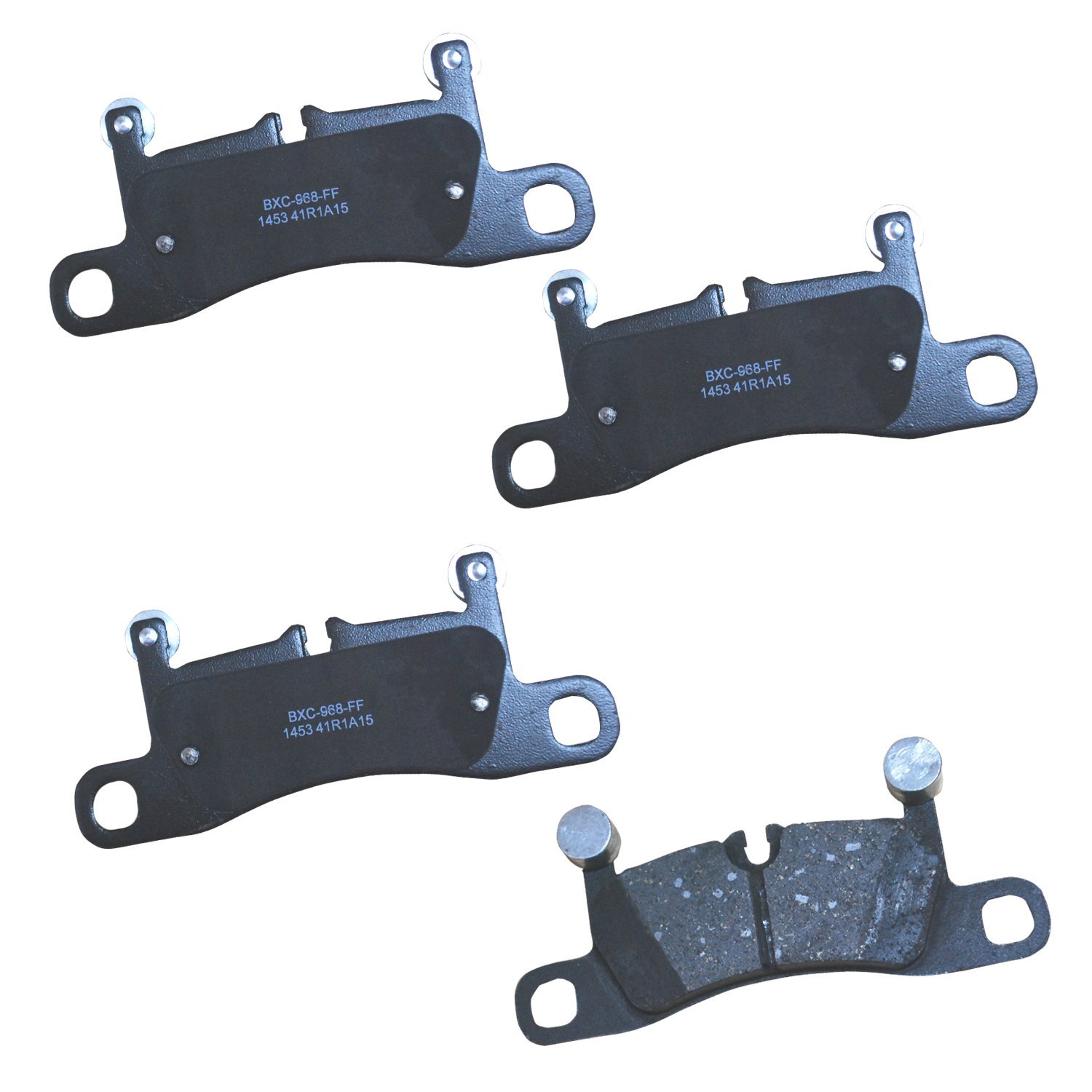 Bendix Premium SBC1453 Ceramic Rear Brake Pads for Porsche Cayenne 2018-2011, Volkswagen Touareg 2018-2011