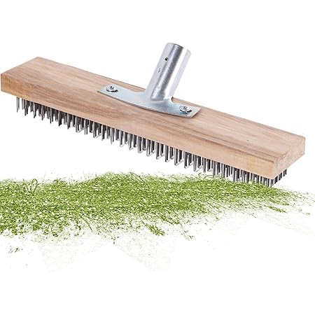 3-in-1 Besen Set Mit Fugenbürste & Drahtbesen | Für Terrasse, Garten & Gehweg | Verstellbarer Stiel