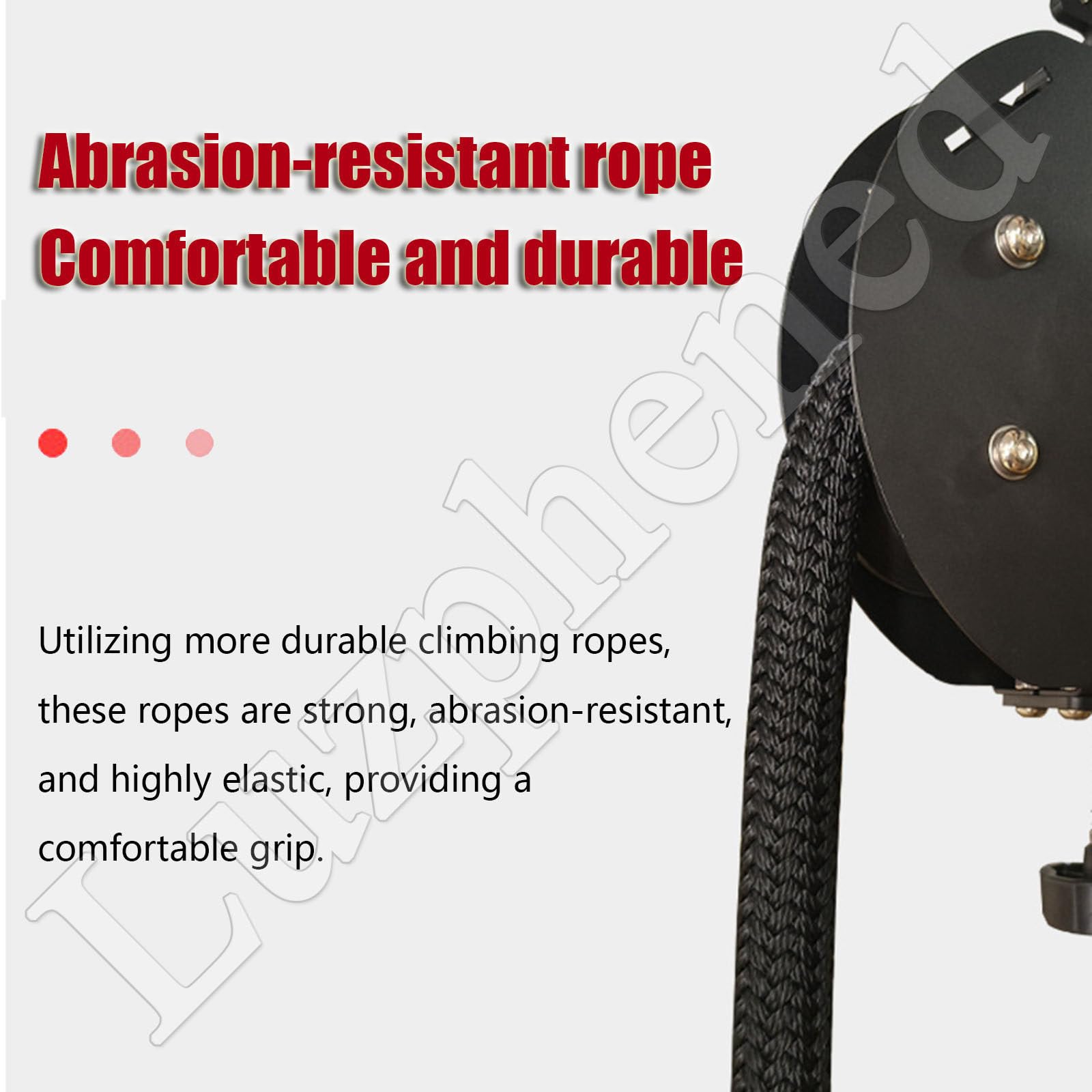Máquina de entrenamiento de resistencia con cuerda de tríceps ajustable para resistencia muscular y entrenamiento de la parte superior del cuerpo