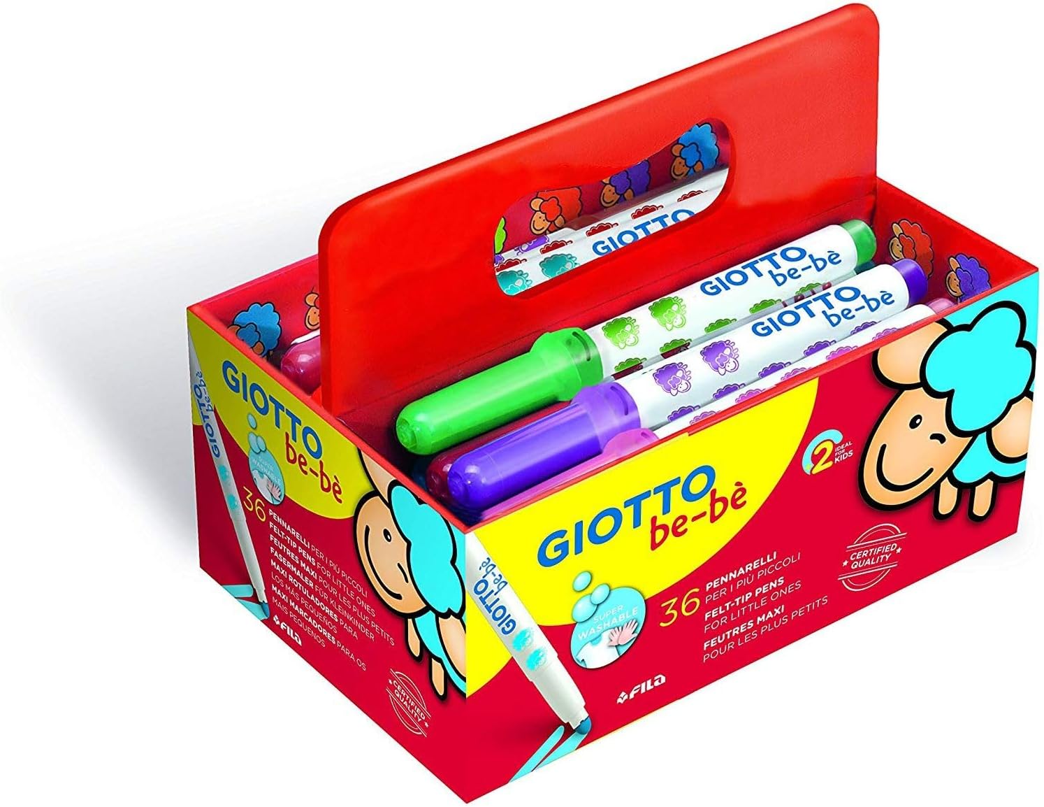 Babe Super Fibre Pens 36 School Pack