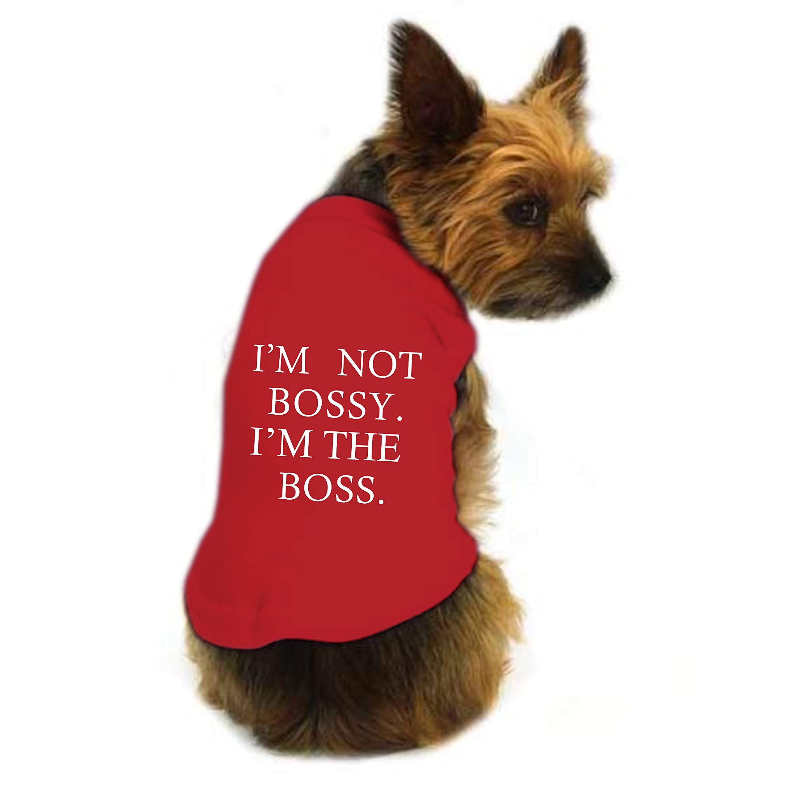 See full amazon price history chart for The Tee Shop Pet Clothing Collection Cool Funny Quote Printed Bossy, Boss on Pet Dog Cat Comfortable T-Shirt (XXL, Red) The Tee Shop Pet Clothing Collection Cool Funny Quote Printed Bossy, Boss on Pet Dog Cat Comfortable T-Shirt (XXL, Red) (B097DRFS9F) Amazon Price History, Amazon Price Tracker