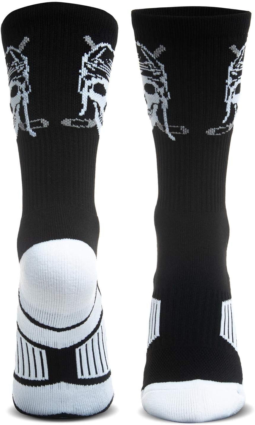 ChalkTalkSPORTS Hockey Performance Crew Socks - Multiple Designs & Colors - Youth & Adult - Hockey Mid-Calf Socks - Image 3