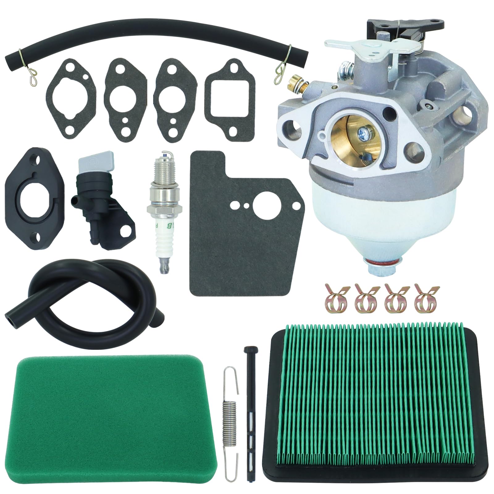 REMEDART GCV190 Carburetor Fits for Honda GCV190LA GCV190A HRX217 HRB217 Manual Choke Pressure Washer Lawn Mower replaces for 16100-Z0Y-013 16100-Z0Y-813 16100-Z0Y-853 16100-Z8D-911 with Air Filter