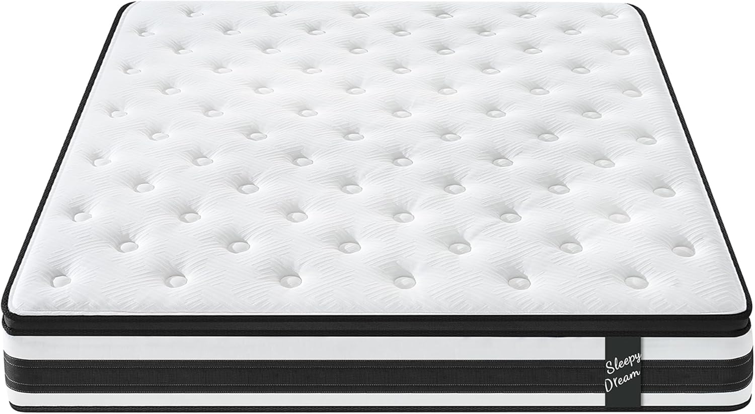 12 Inch Queen Size Hybrid Mattress Individual Pocket Spring Oeko-Tex 100 Breathable Memory Foam Knitted Cover CertiPUR-US