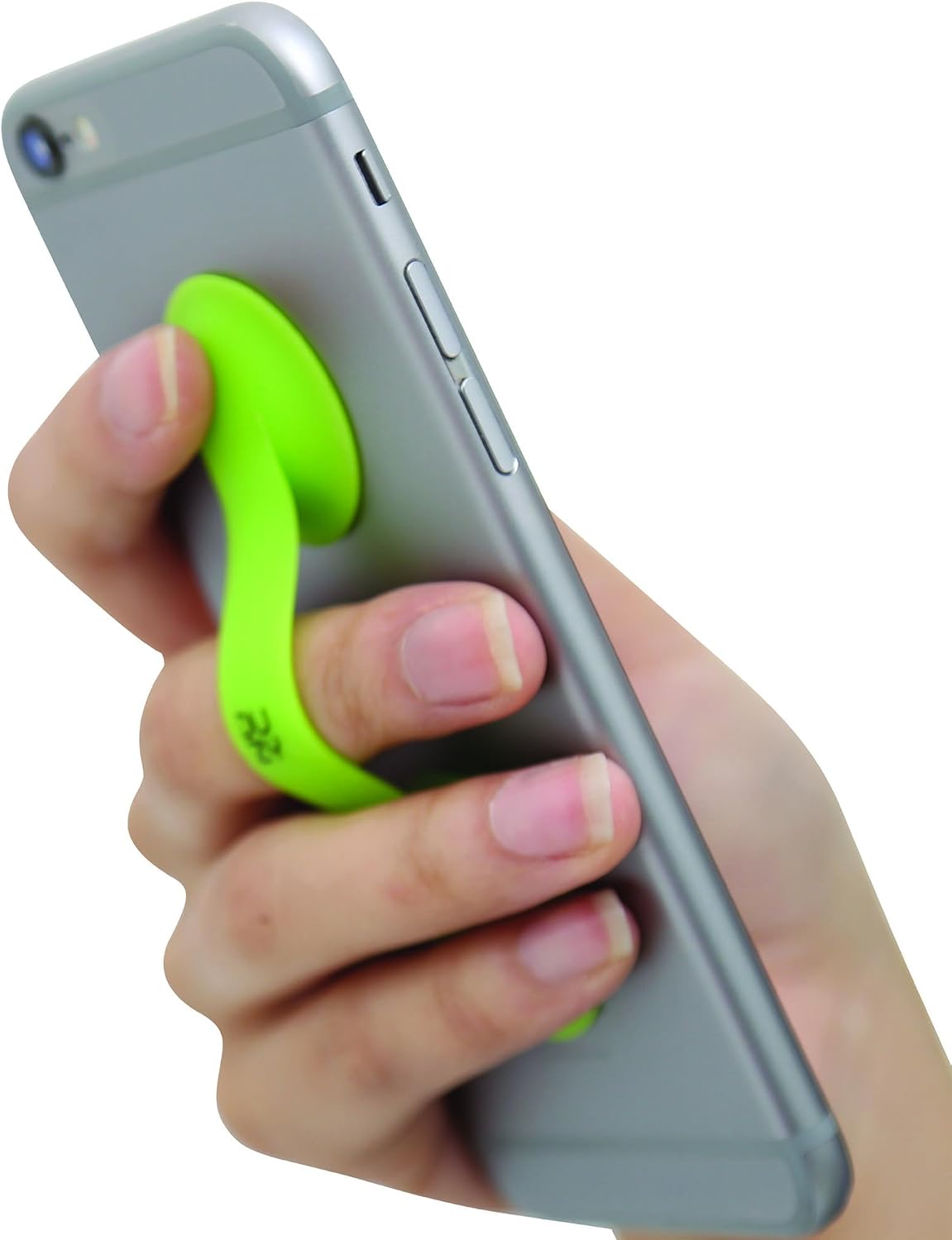 DUZY - Cellphone Grip Smart Strap, Device Holder with Fingers, Easy Detachable, Universal Device Strap, iPhone Plus Cellphone Accessories (Green)