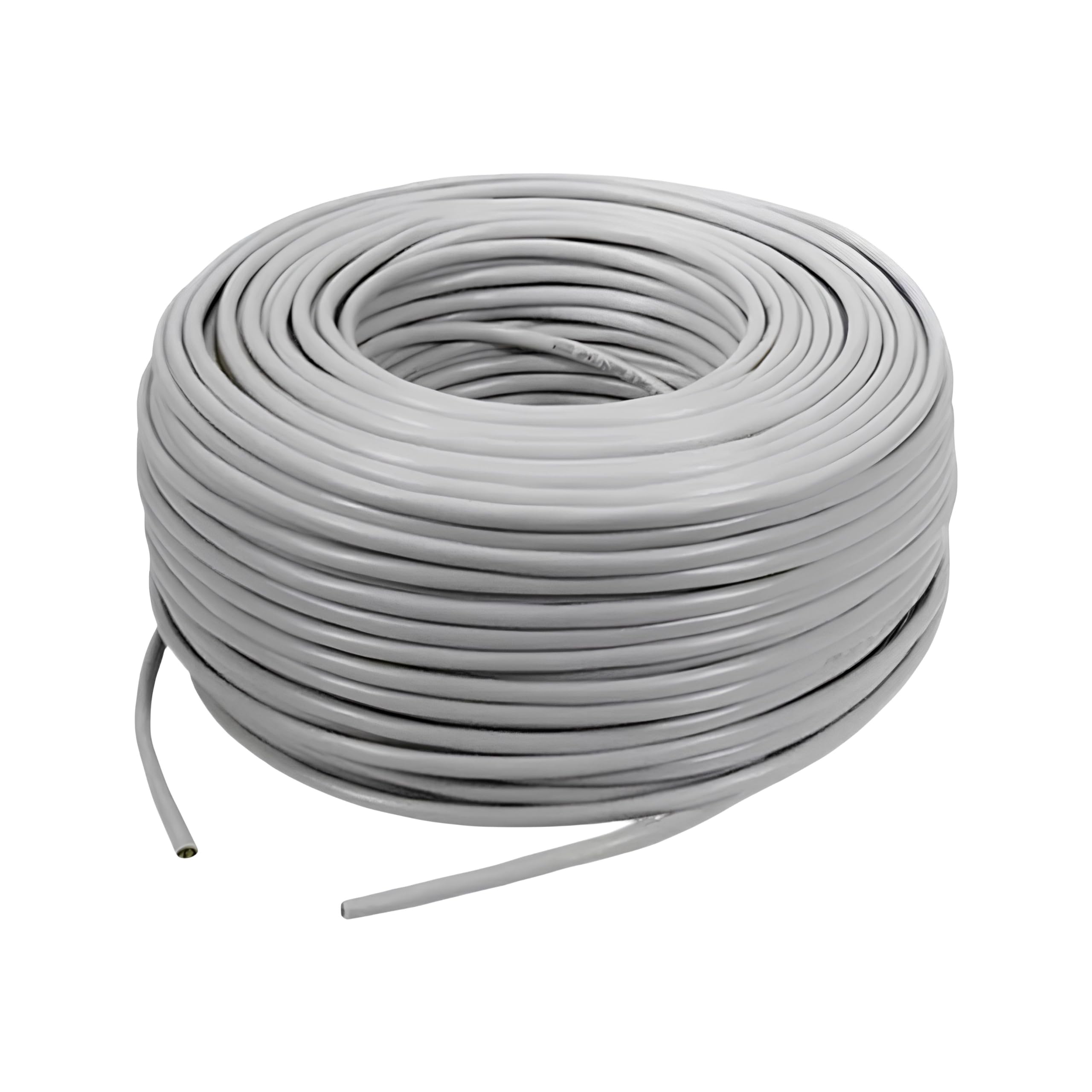 CP Plus CP-EUT-6TSRD-305 Cat6 UTP Cable | 305 Meter Drum | Solid Bare Copper Conductor | 23AWG | 550 MHz Bandwidth | High-Speed Ethernet LAN Networking Cable | Grey-image-4