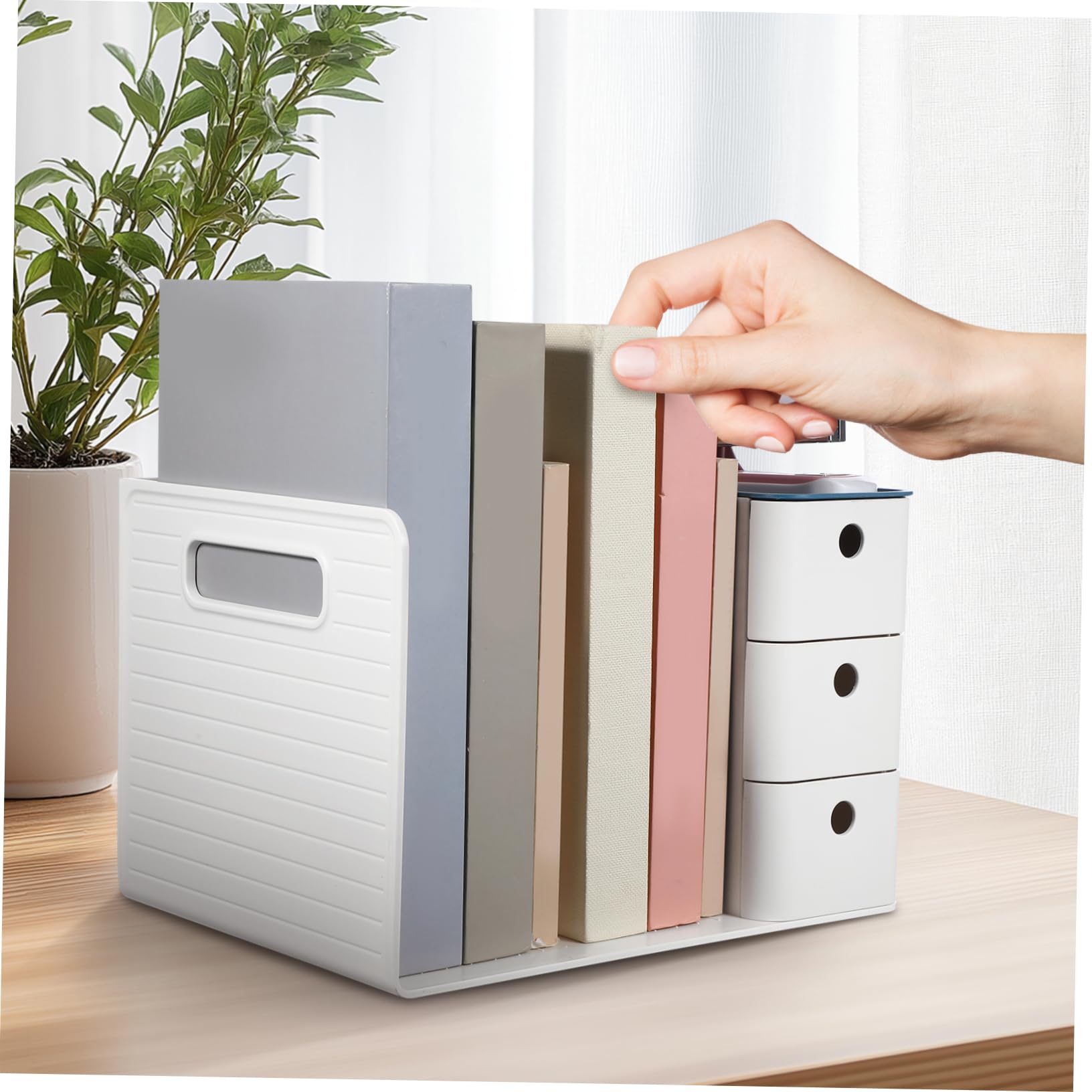 Organizer Per Plastica Scatola Multifunzione Per Cancelleria e Piccoli Oggetti Design Salva Spazio Cassetto Facile Da Accedere Per Scrivania e Toeletta
