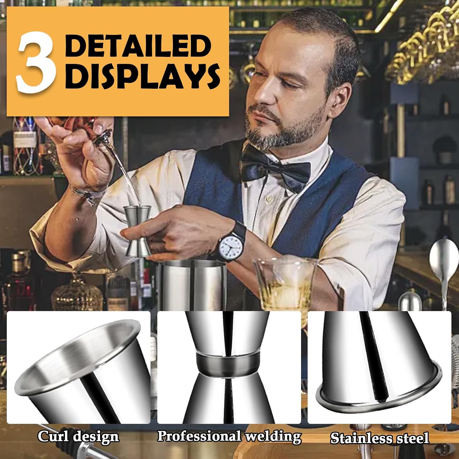 Messbecher für Barkeeper-Cocktails