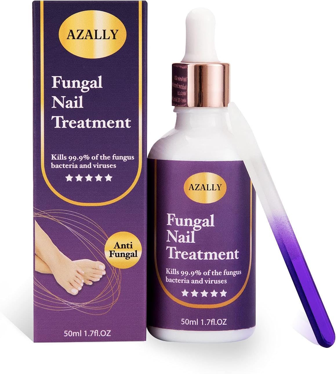 AZALLY Fungal Nail Treatment, Nail Fungus Treatment, Anti fungal Nail