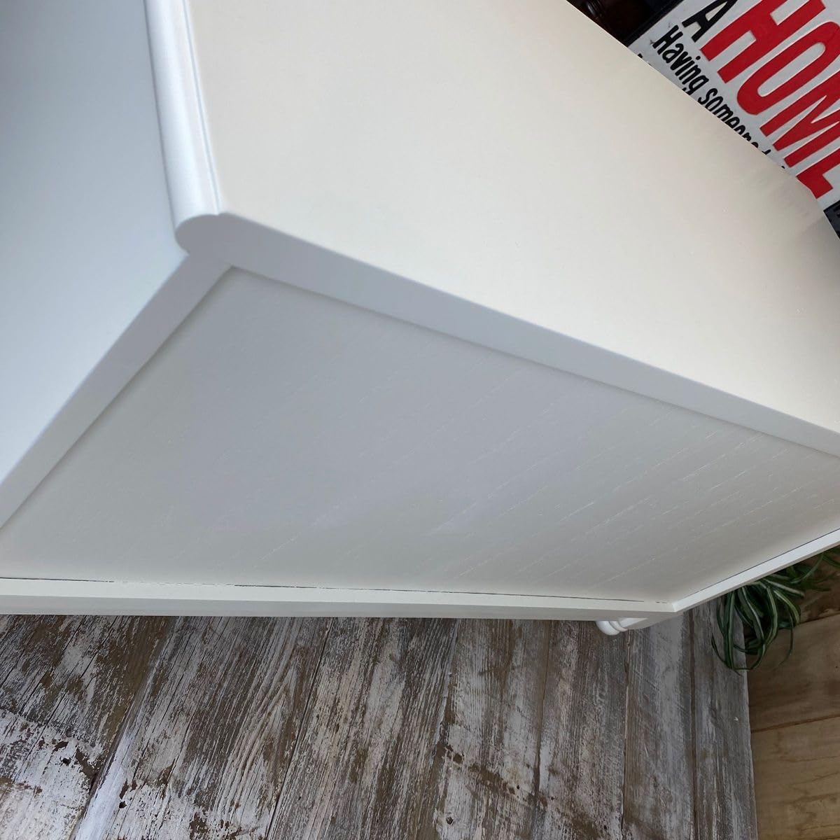 フレンチカントリー北欧調ホワイトガラステレビ台サイドボード飾り棚