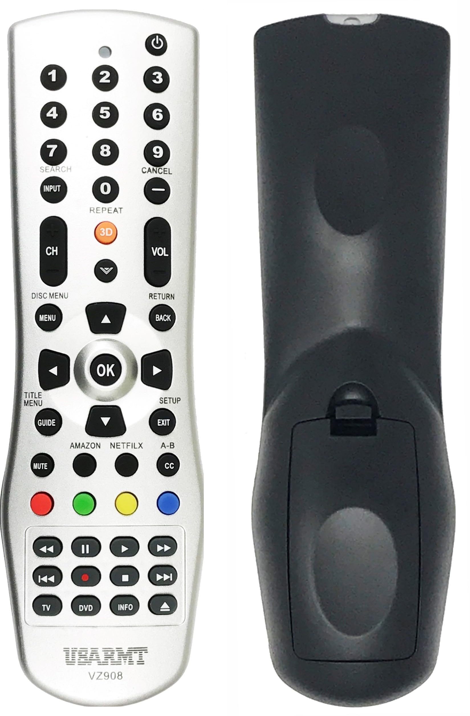 Universal Remote for All VIZIO LCD LED TV and Blue ray DVD for VR4 VUR10 VR2 VR15 VR10 XRU110 VUR8 VUR9 VUR5 VR17 XRU300 XRU100 XRT510 VUR12 XRT110