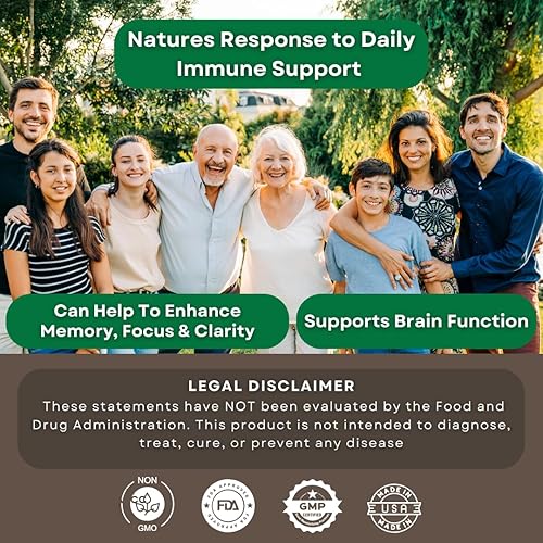 Miniatura 9 de N' MORE Six Active Mushroom Defense Suplemento Dietético Apoya la Salud Inmune 60 Cápsulas Vegetales 750 mg