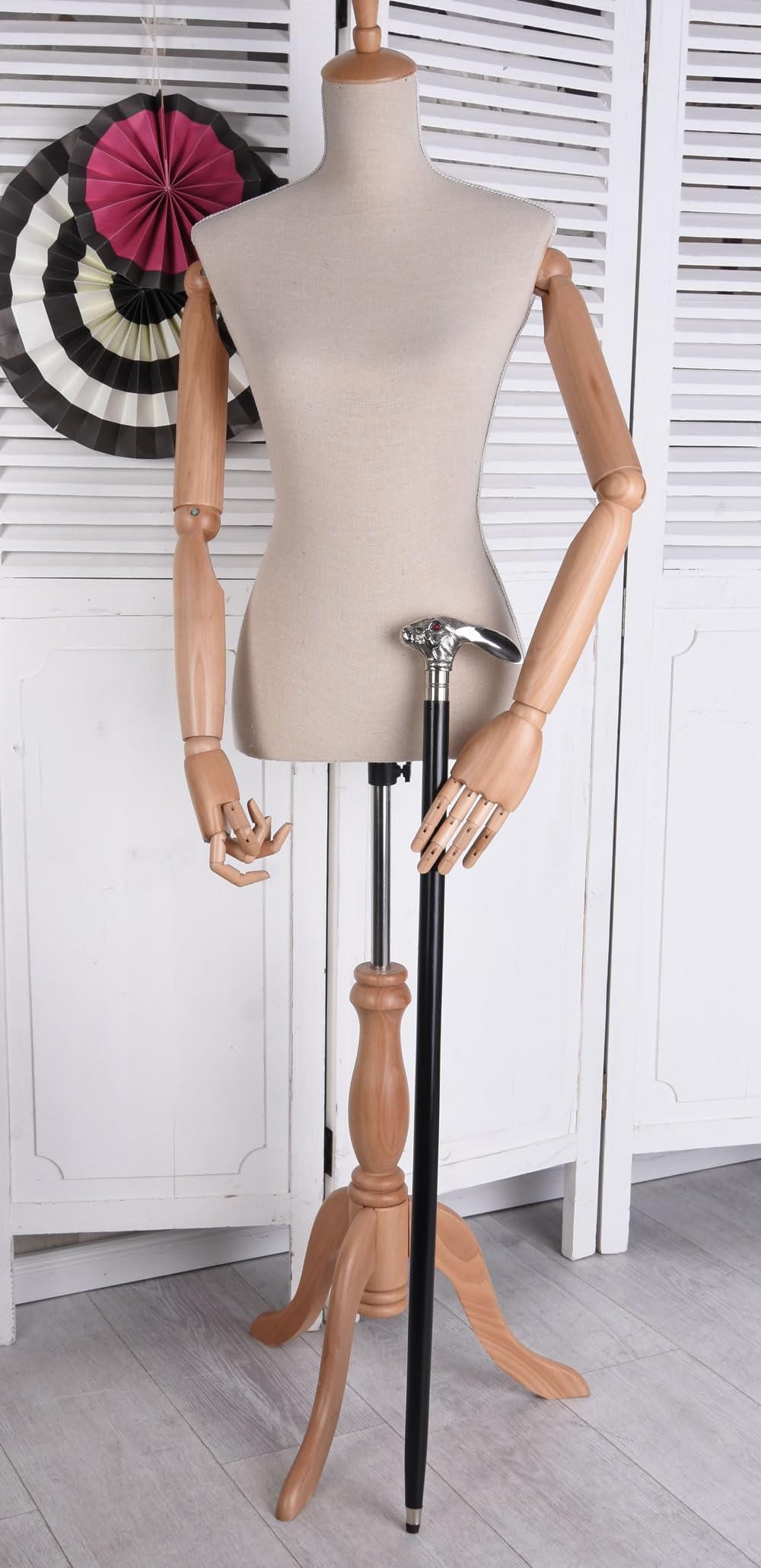 Spazierstock Hase Griff Silber Gehstock Antik Flanierstock Handstock lup111 Palazzo Exklusiv