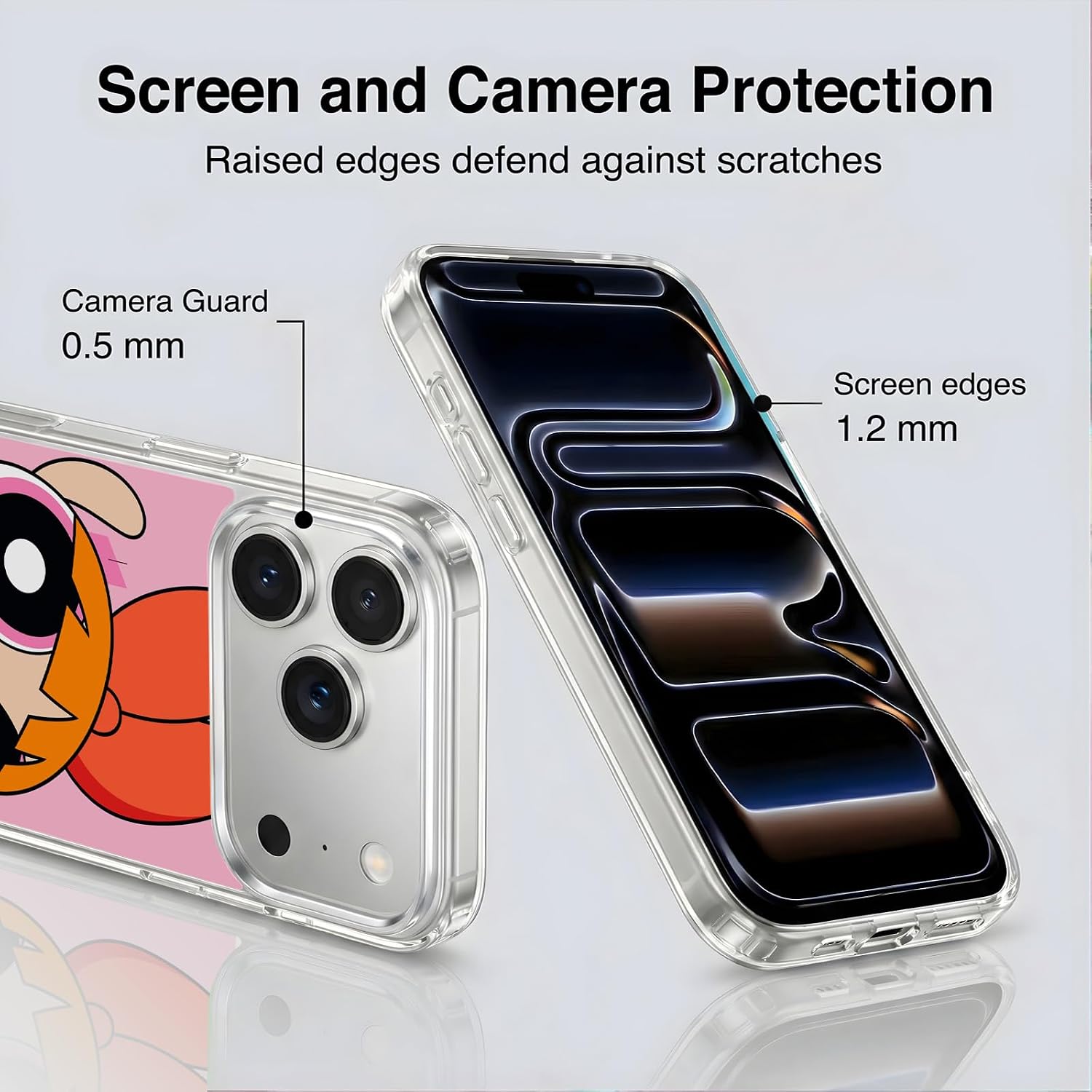 Head Case Designs Officially Licensed The Powerpuff Girls Blossom Graphics Gel Case [Military Grade Protection] Compatible with Apple iPhone 17 Pro Max