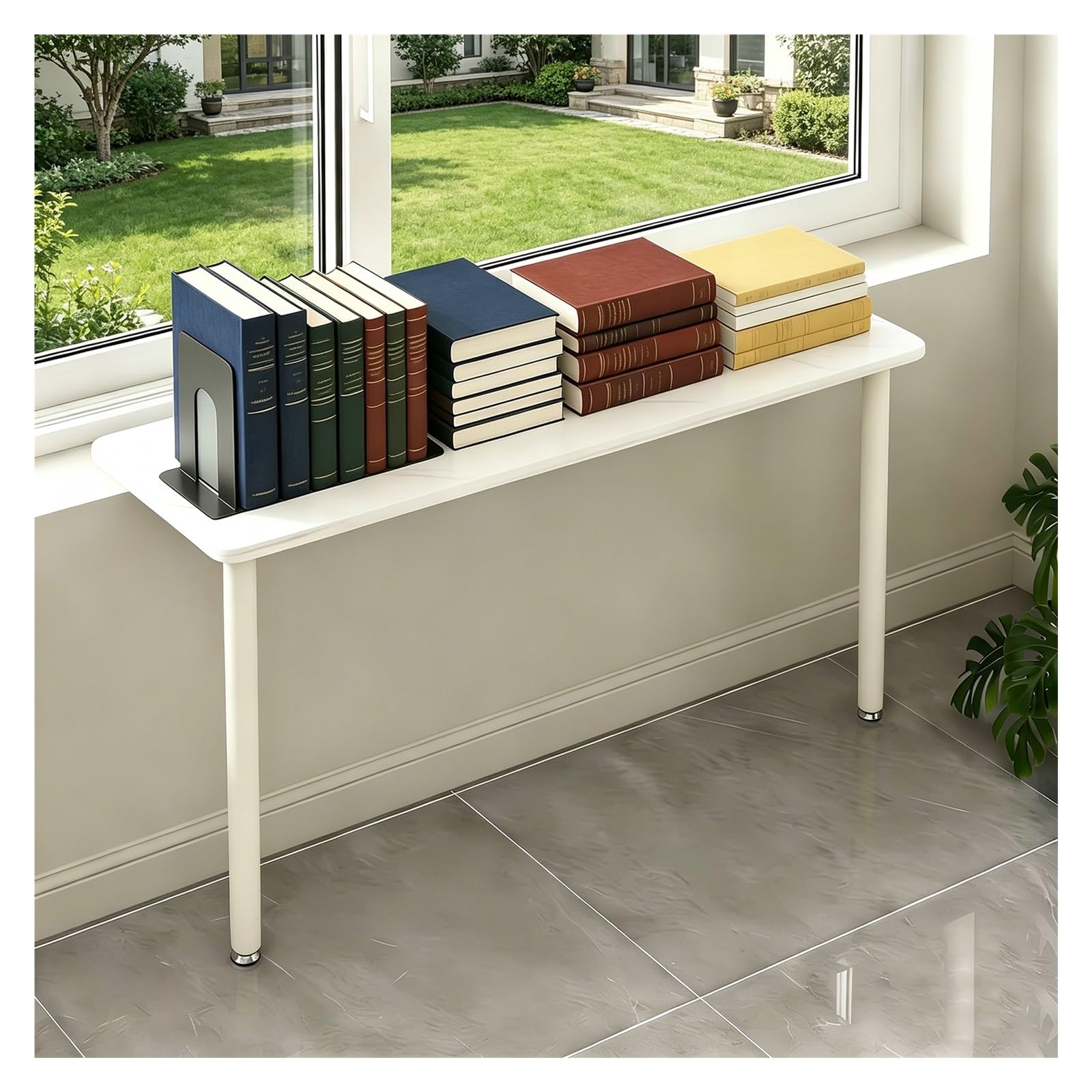 CHZDPP 1-Tier/2-Tier Countertop Extension Set, Windowsill Extender Shelf for Family Use, Punch-free Window Sill Extender Plate(One-layer,47.2"x10"/120x25cm)