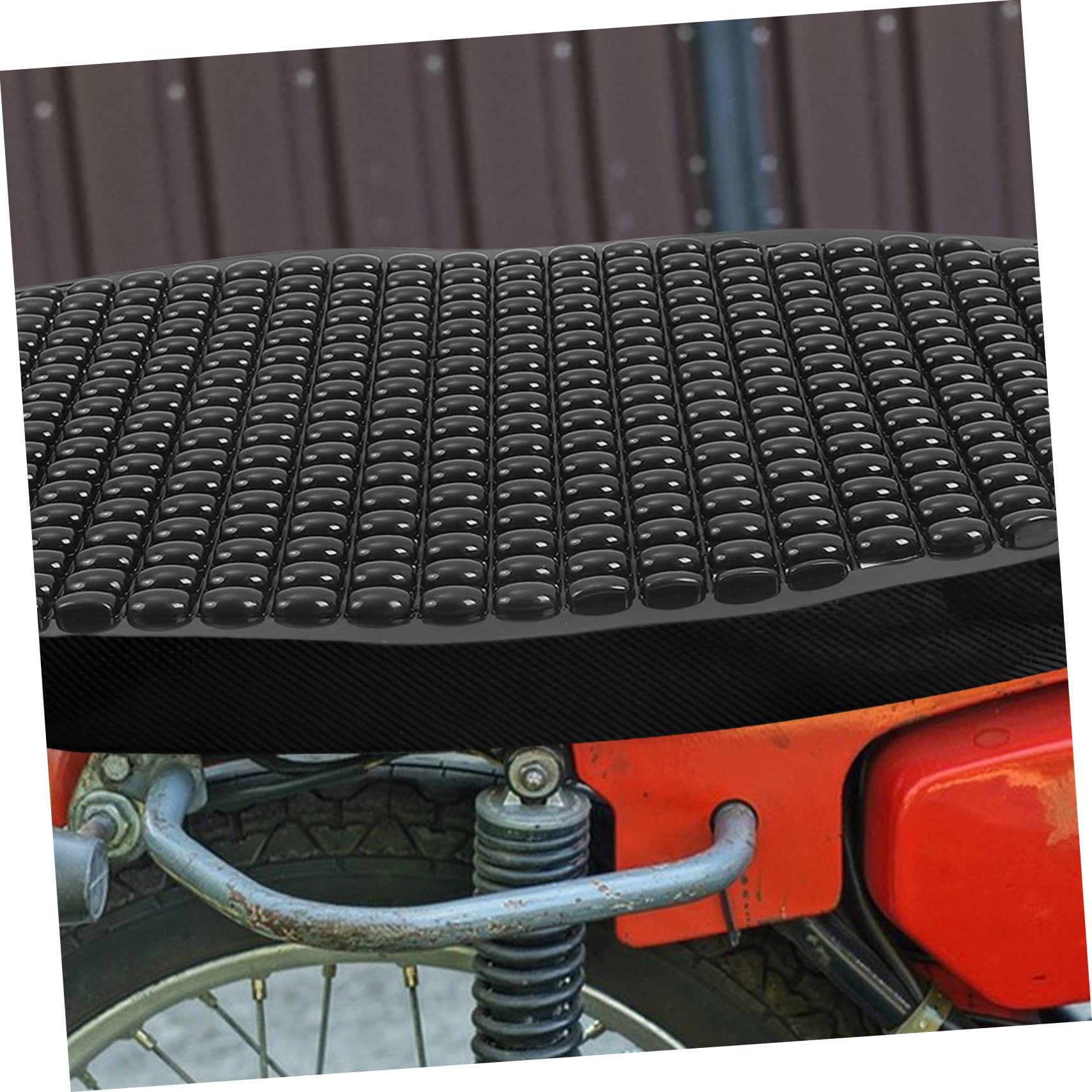 ABOOFAN Housse de Selle Moto Électrique Imperméable Coussin Confortable Protection Solaire 130x45 Cm