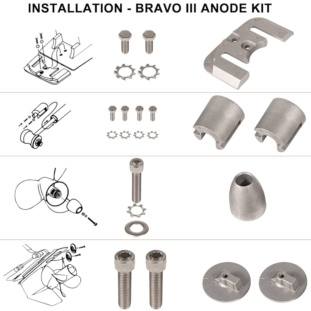 Amazon.com : Hihitomorrow Complete Aluminum Anode Kit