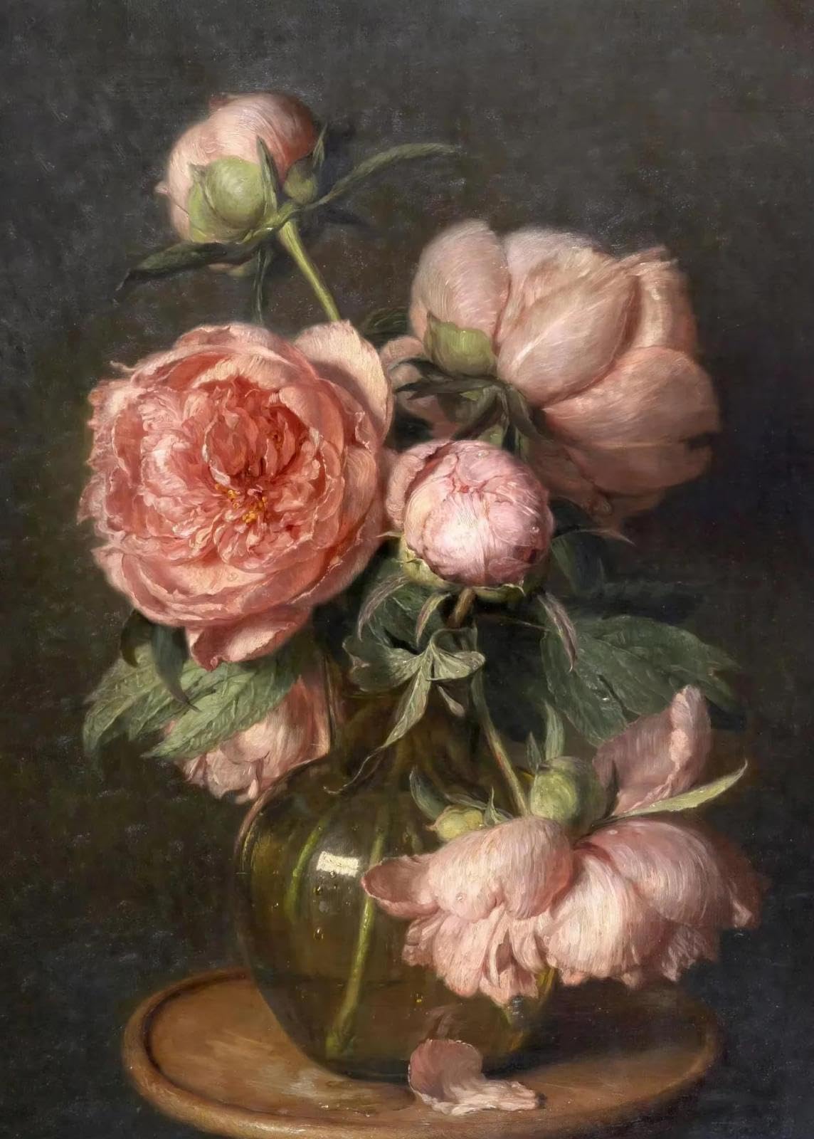 SHINERING Vintage Floral Posters Prints Canvas Printing Florist Wall Art Picture For Living Room Home Decor A2 40X50Cm Unframed
