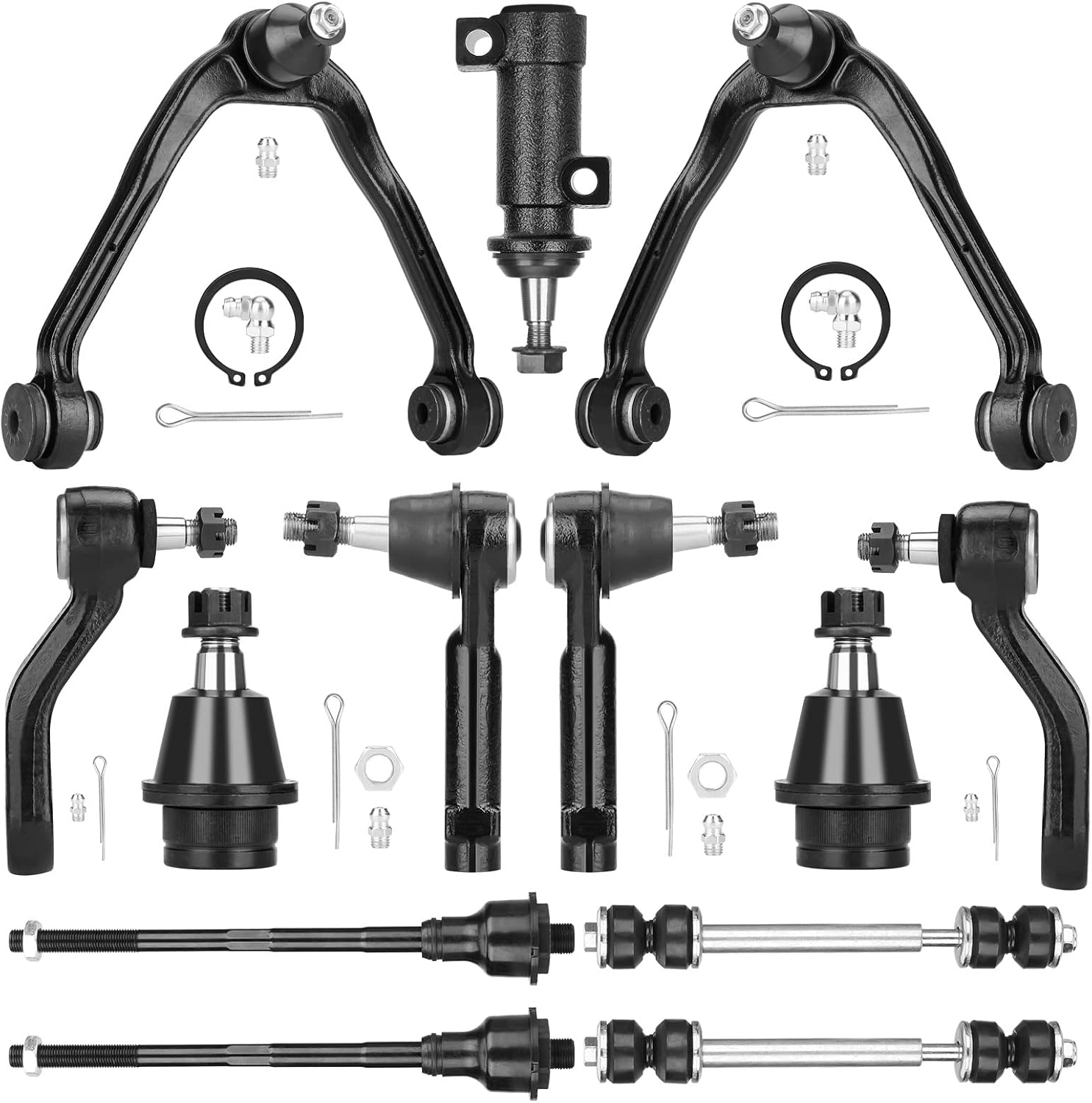 4WD Front Upper Control Arms Ball Joints Suspension Kit Fit for Chevy