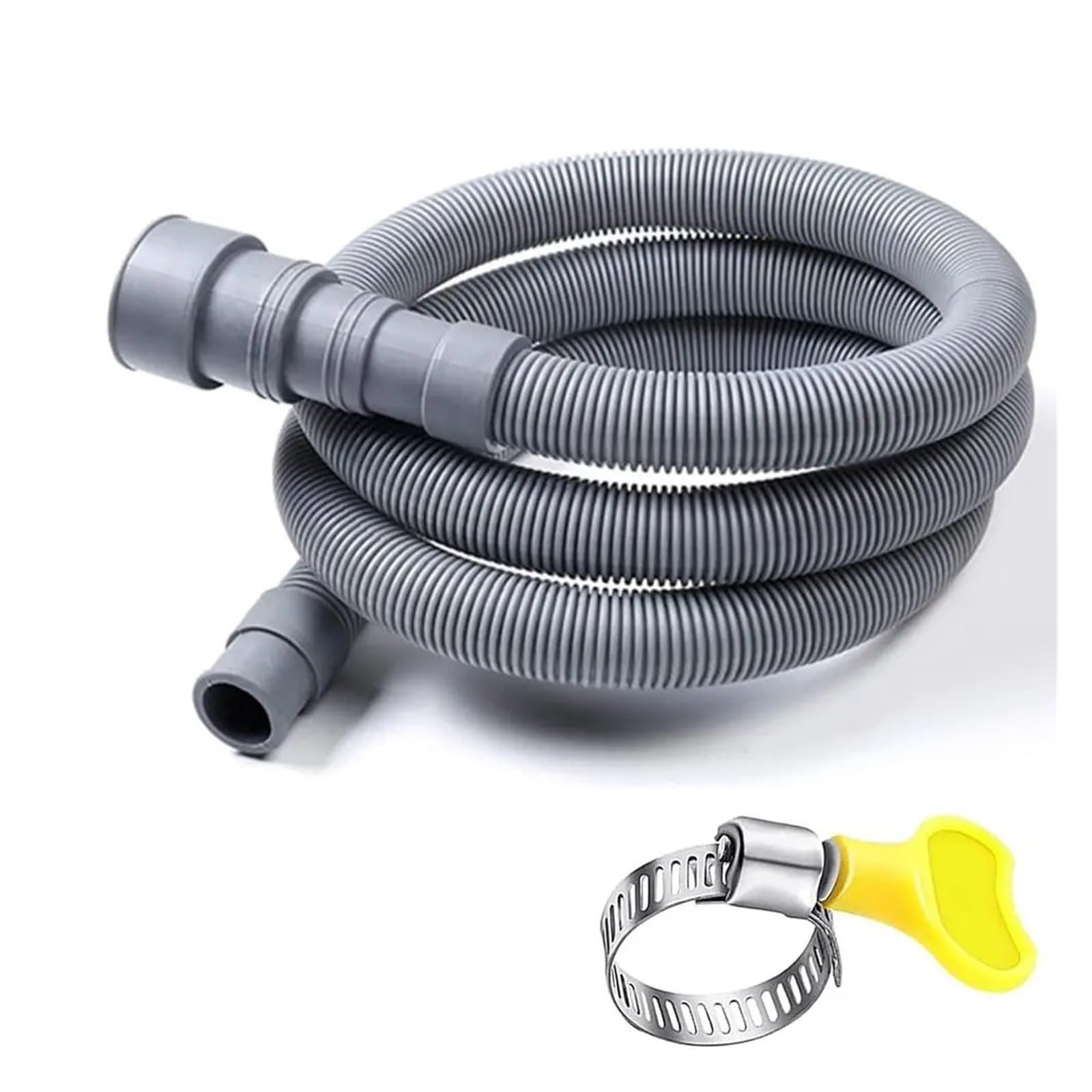 Tubo Di Scarico Professionale For Lavatrice EVA Flessibile 1 M 3 M 5 M Tubo Di Scarico For Lavatrice Ondulato(4m)
