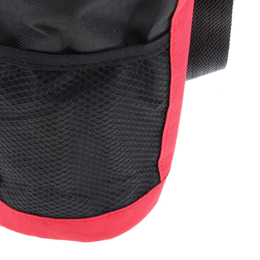 Borsa termica impermeabile da 2 l, custodia per borraccia in tessuto Oxford, per acqua, bevande, bottiglie, pranzo, con tracolla regolabile AOD (rosso)