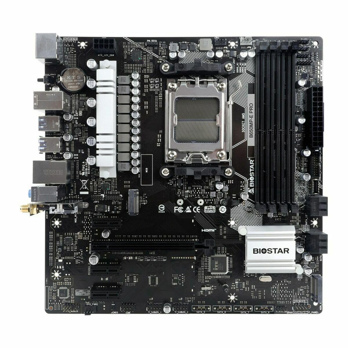 BIOSTAR B650MP-E PRO ＋ Ryzen 5 7500F セット Biostar B650MP-E PRO DDR5 6000MHz AM5 S+V+GL Micro ATX Anakart