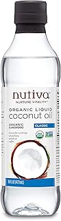 Nutiva Organic, Unrefined, Liquid Coconut Oil, 16-ounce