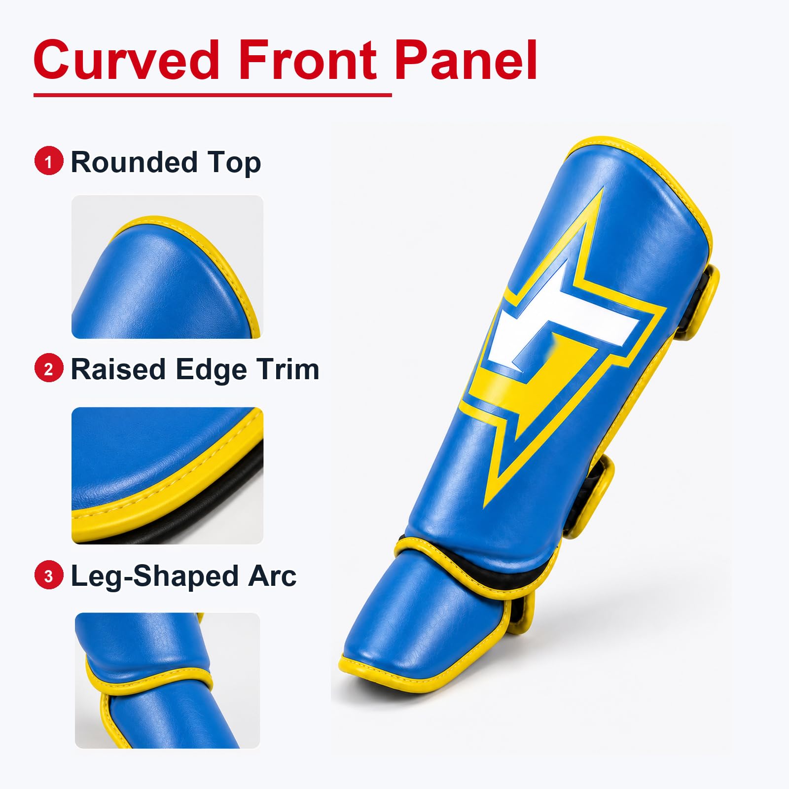 Piedi Protezione Shin Guard,Parastinchi per Arti Marziali,Parastinchi Spessi,Regolabili,Comodo,Traspirante,per Boxe,Taekwondo,Sport da Combattimento,Karate,Allenamento Quotidiano