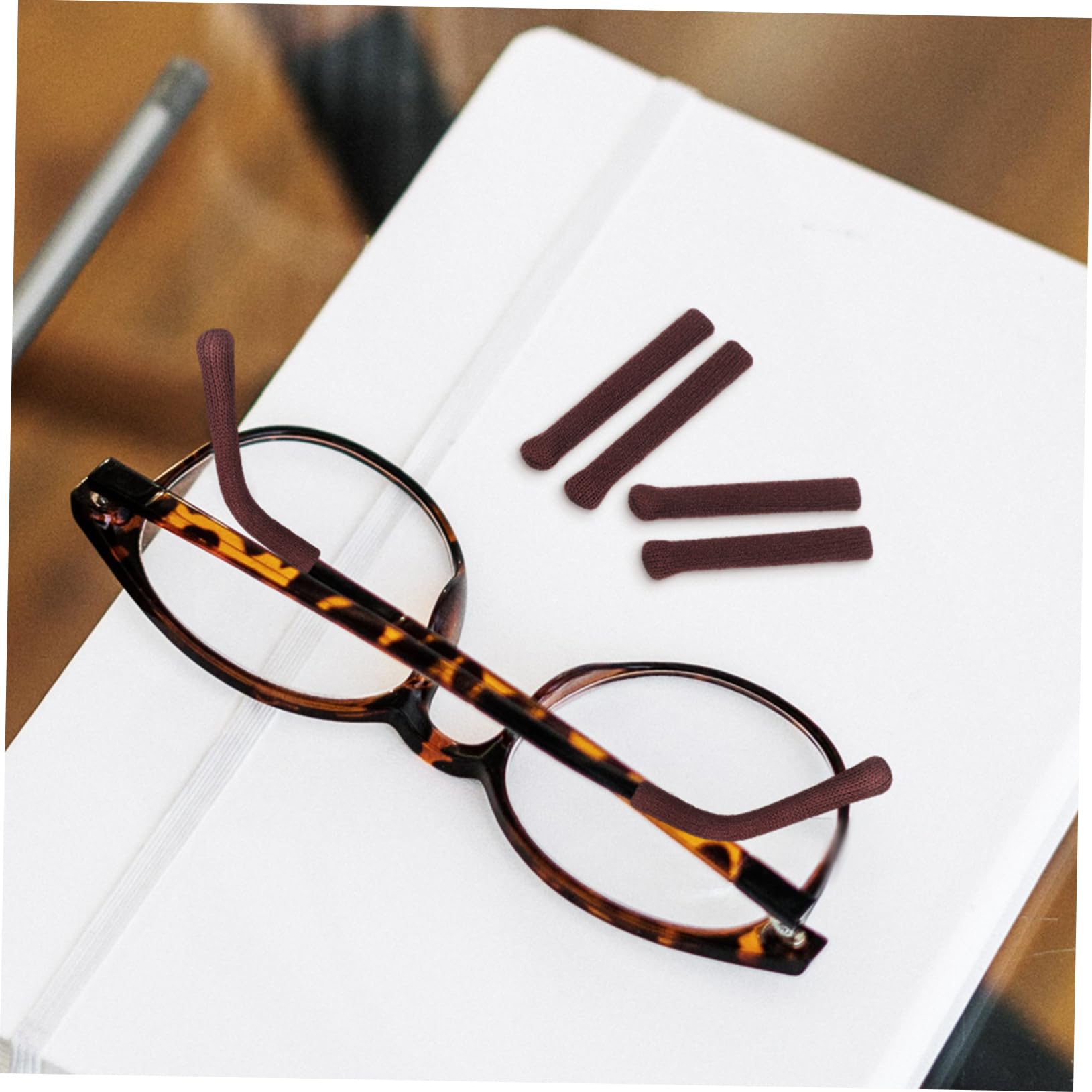 12paare Brillen Ohrpolster Rutschfeste Atmungsaktive Eyeglass Temple Grips Aus Weichem Gestricktem Material Für Sicheren Halt Von Sonnenbrillen Und Lesebrillen