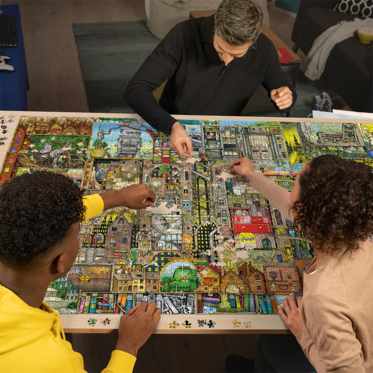 Ravensburger - Puzzle Adulte - Puzzle 5000 pièces - Ville Bizarre - Colin Thompson - Adultes et Enfants à partir de 14 Ans - Puzzle de qualité supérieure fabriqué en Europe - Artiste - 17430