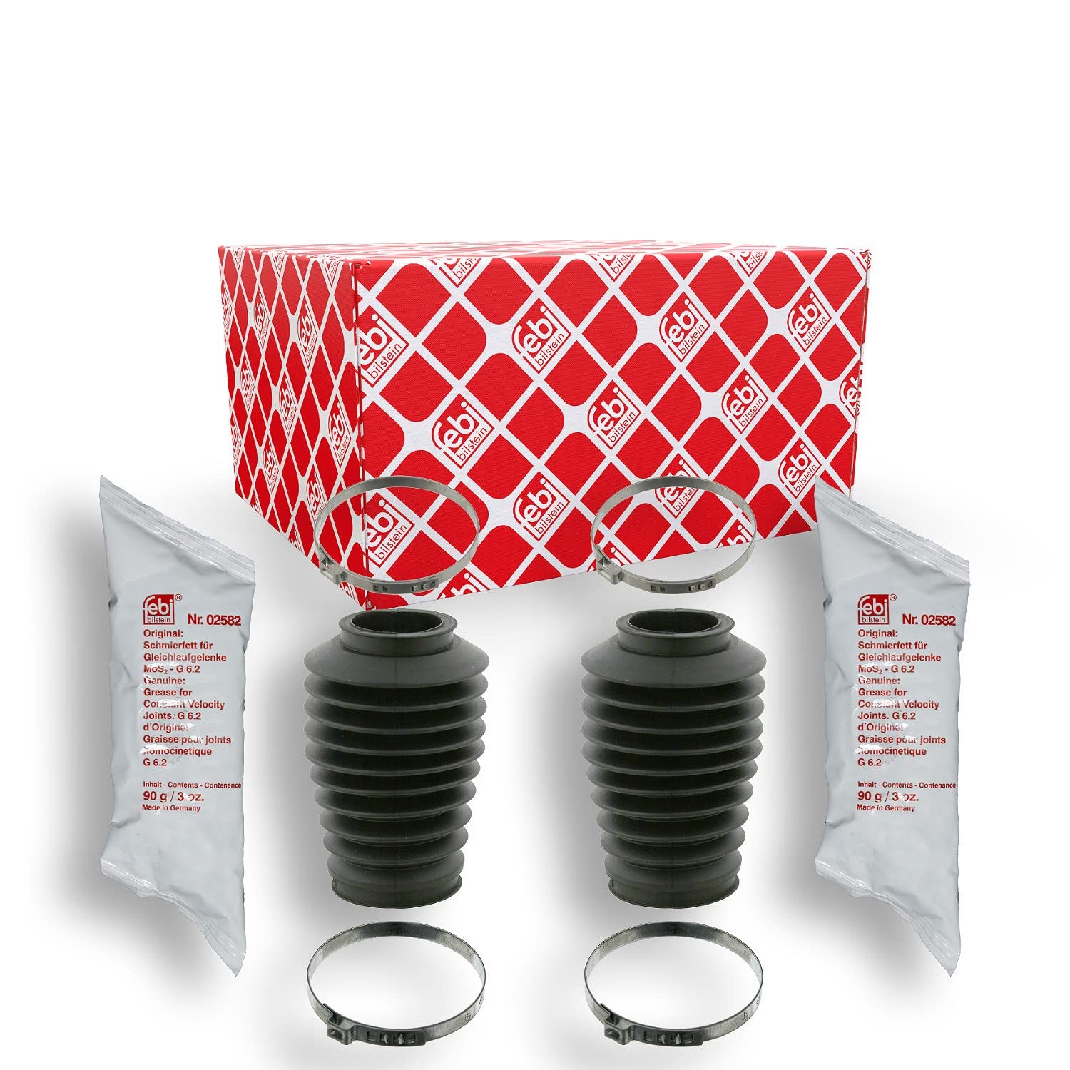 Febi Bilstein Steering Rack Boot Kit Front Axle Left or Right - 14402 - Warranty