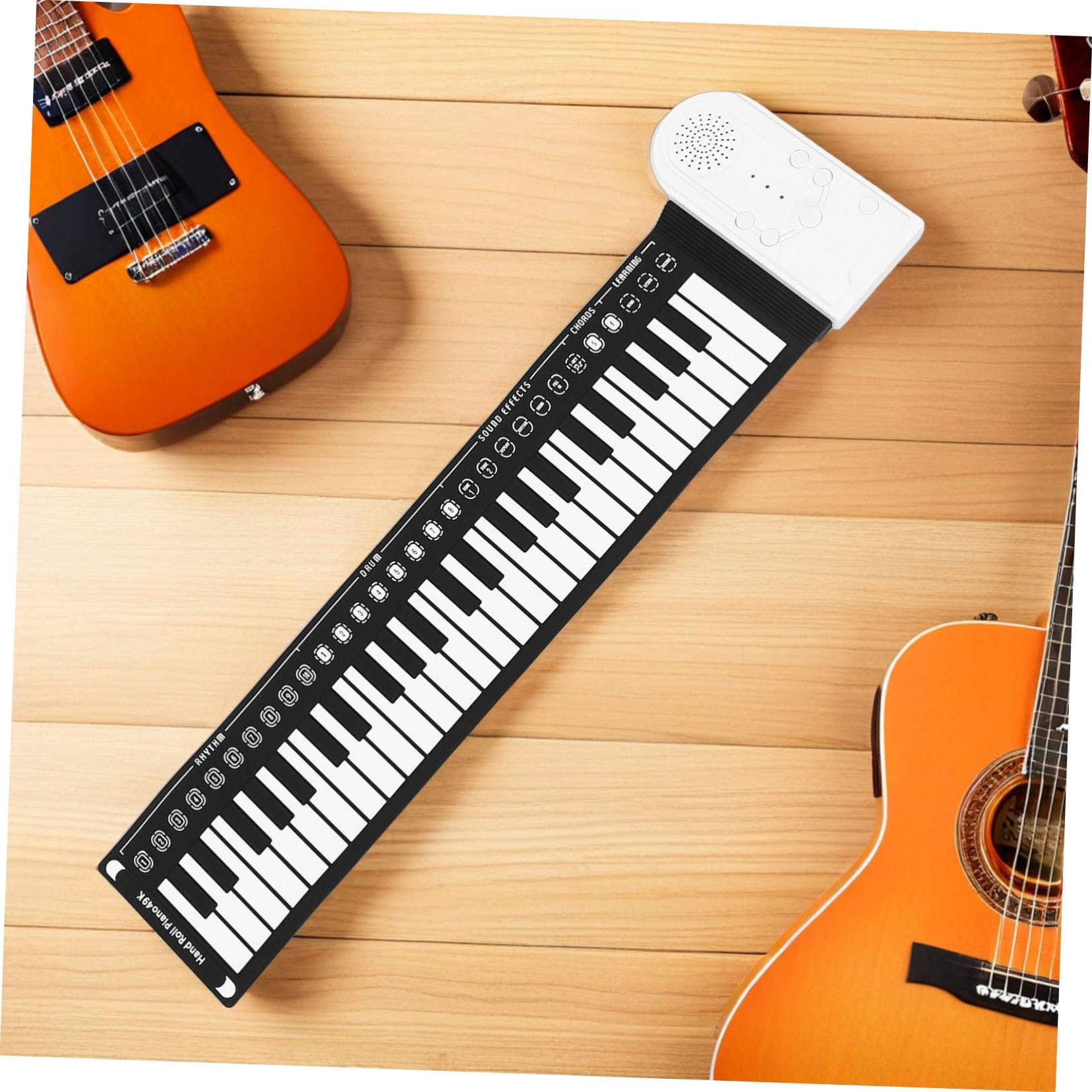 ABOOFAN Silikon-keyboard Faltbar Tragbar mit Tasten Elektronisch für Anfänger Kinderreisepiano Aufrollbar mit Digitalem Klaviergefühl für Unterwegs Musikunterricht