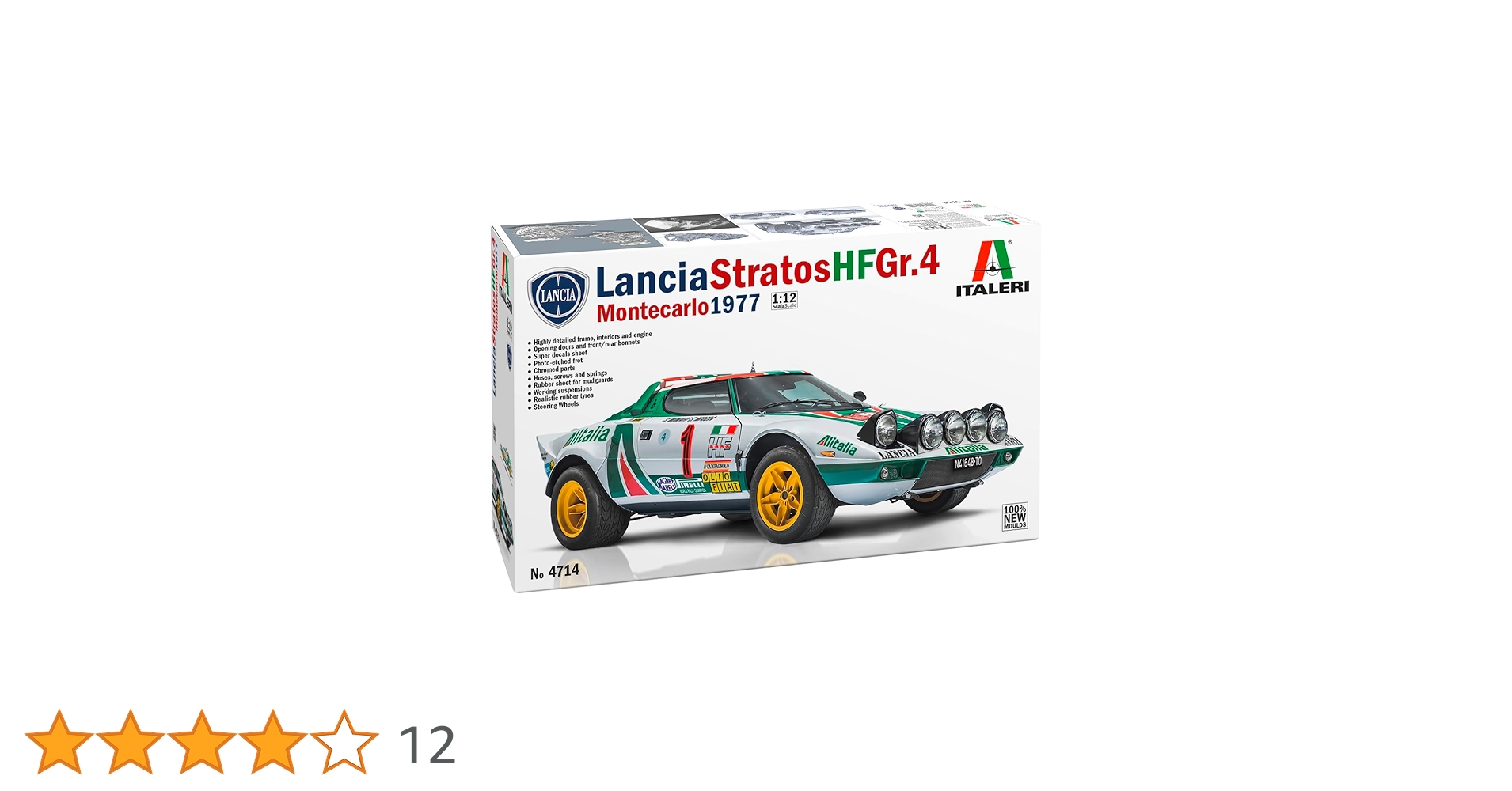 Amazon.co.jp: ITALERI 1/12 LANCIA STRATOS HF GR.4 MONTE