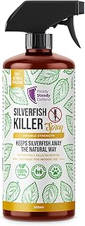 Ready Steady Gro Silverfish Killer Spray | Keeps Silverfish Away the Natural Way | Fast Acting & Effective | Suitable for Indoor Use | Safe to use around Kids & Pets | Double Strength | 200ml…