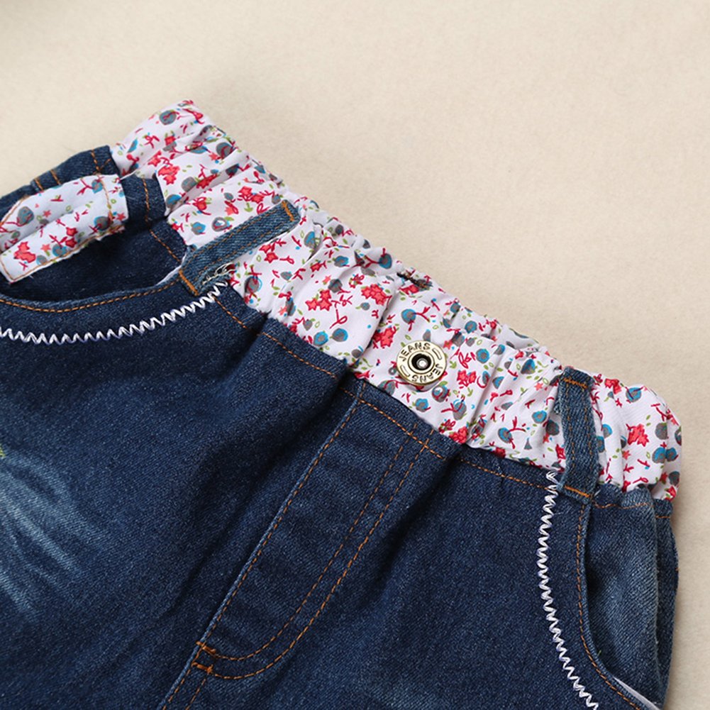 bébé fille à manches longues Top et Jeans Outfit Ensemble