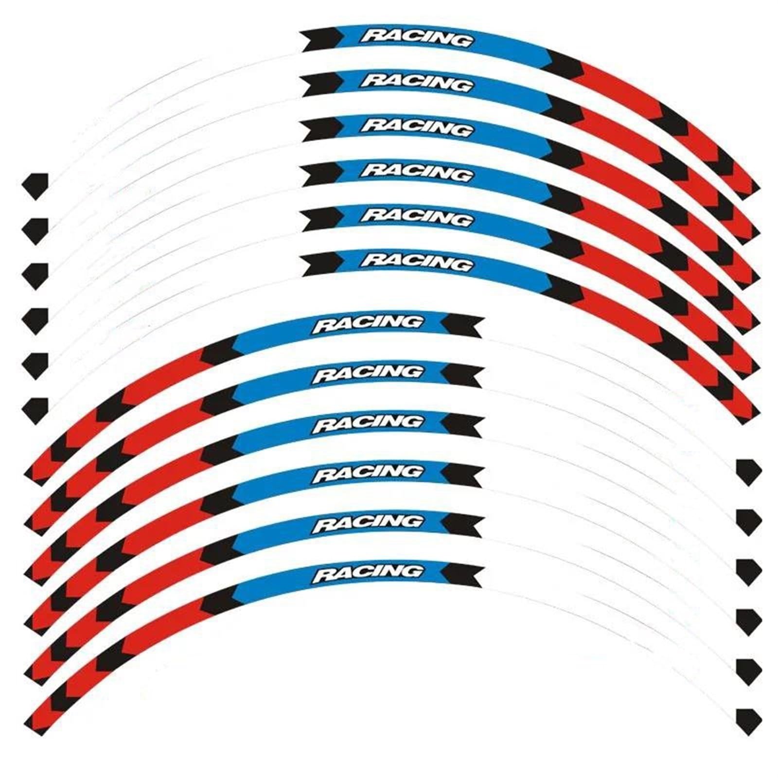 Stickers Motorcycle Wheel Stickers Sports Edge Stripe Reflective Film for S1000XR S1000 XR S 1000XR S1000xr(Style 2)