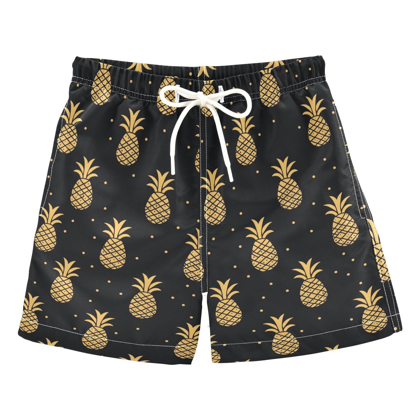 senya Black Pineapple Boys Swim Trunks Toddler Shorts Swimwear Boardshorts