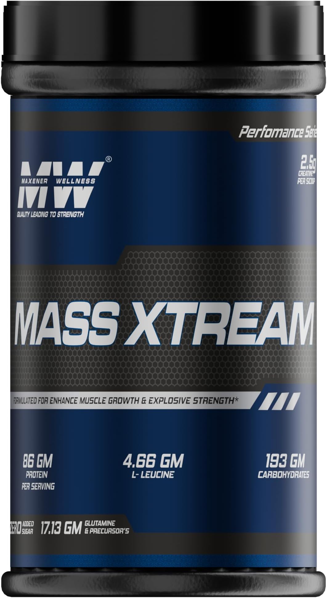 MAXENER WELLNESS Mass Xtream - Mass/Weight Gainer 700 Gram, Chocolate
