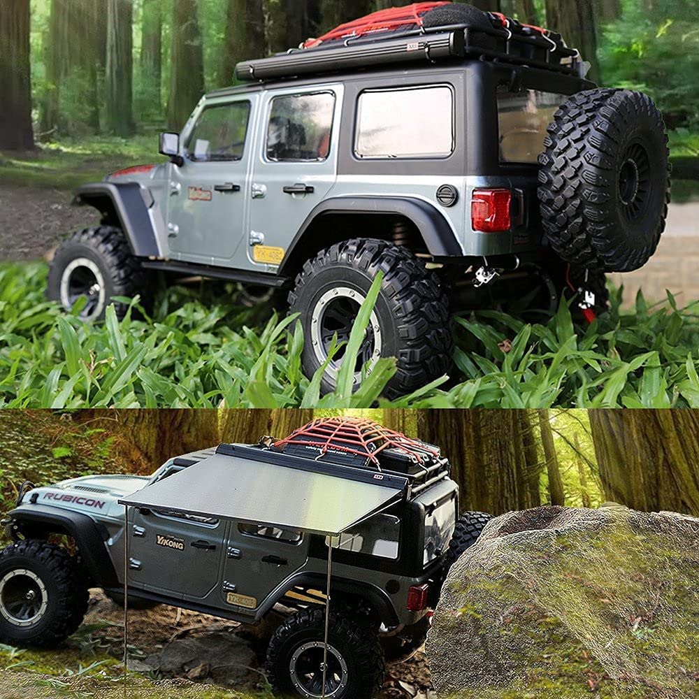 Amazon | JKAHOBBY ルーフテントとラゲージネット 1/10スケール RC