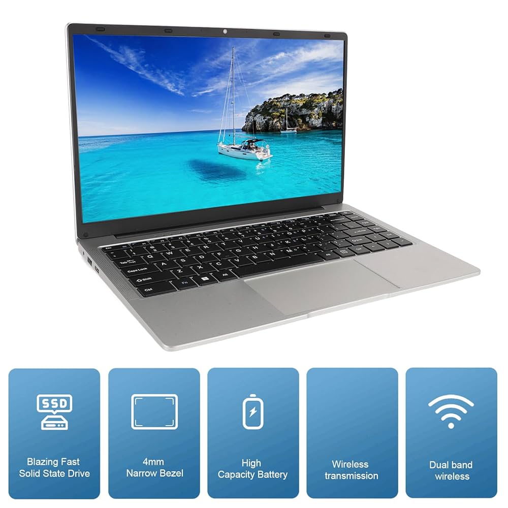 Amazon.com: 14 Inch Laptop for 11 Pro, 1920x1080 for N3700