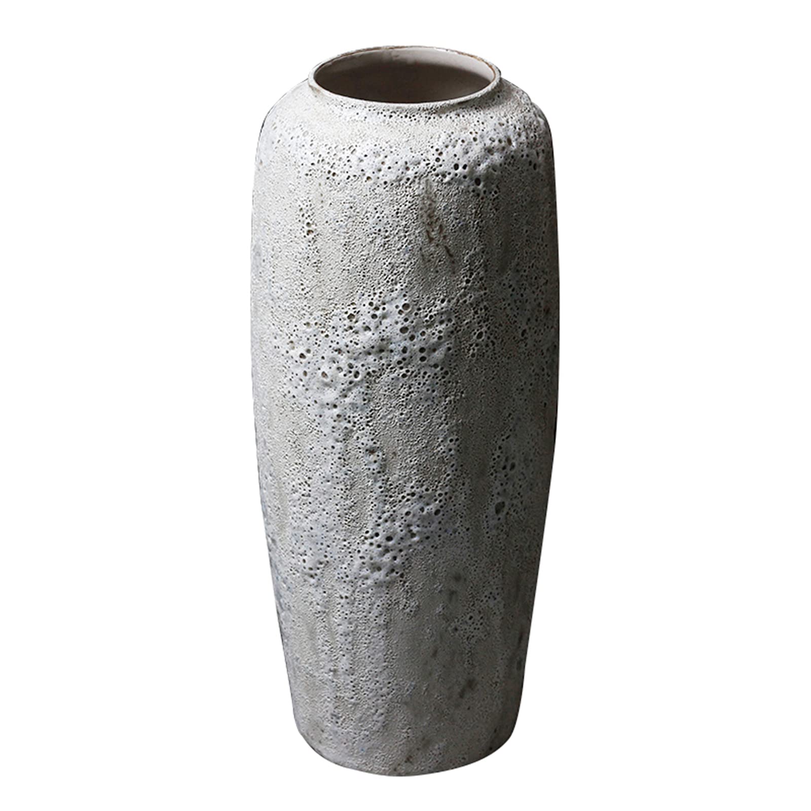 asdchZen Lava Glaze Vintage Vase, Craft Style Ceramic Vase Decorative Ornaments Indoor Floor-Standing Large Vase,26 * 65CM