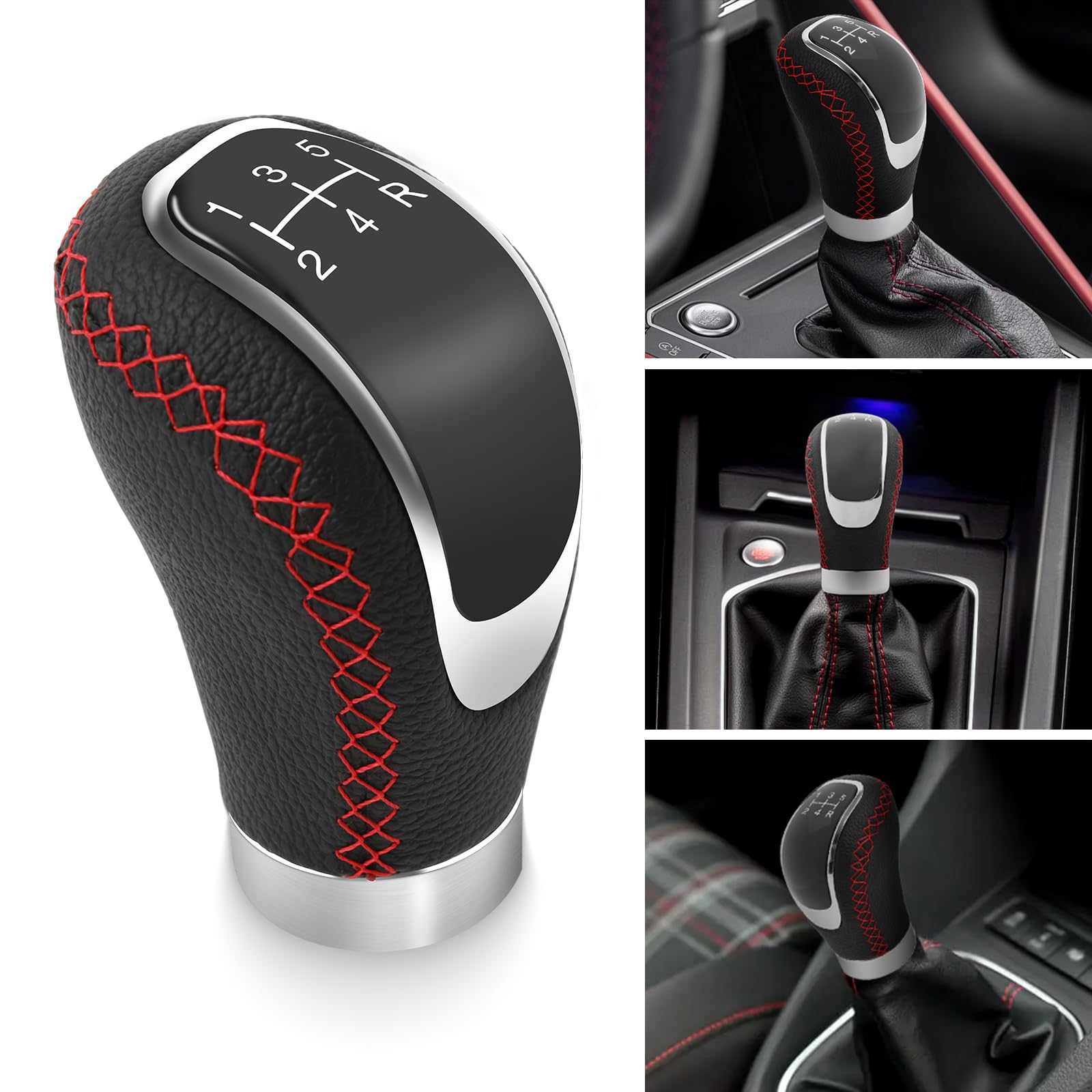 Photo 1 of DREAMOTOR 5-Speed Leather Gear Shift Knob