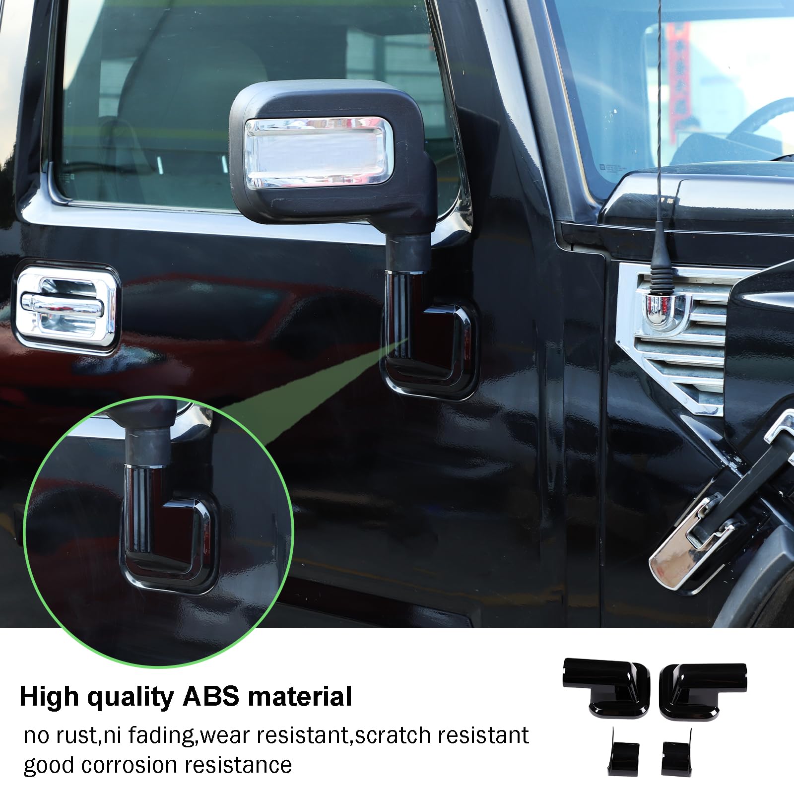 Amazon | PIUGILH ハマー H2 2003-2002 ABS フロントドア サイドバック