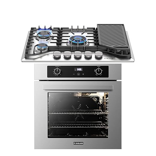 GASLAND 24 Inch Gas Wall Oven +30 Inch Gas Cooktop