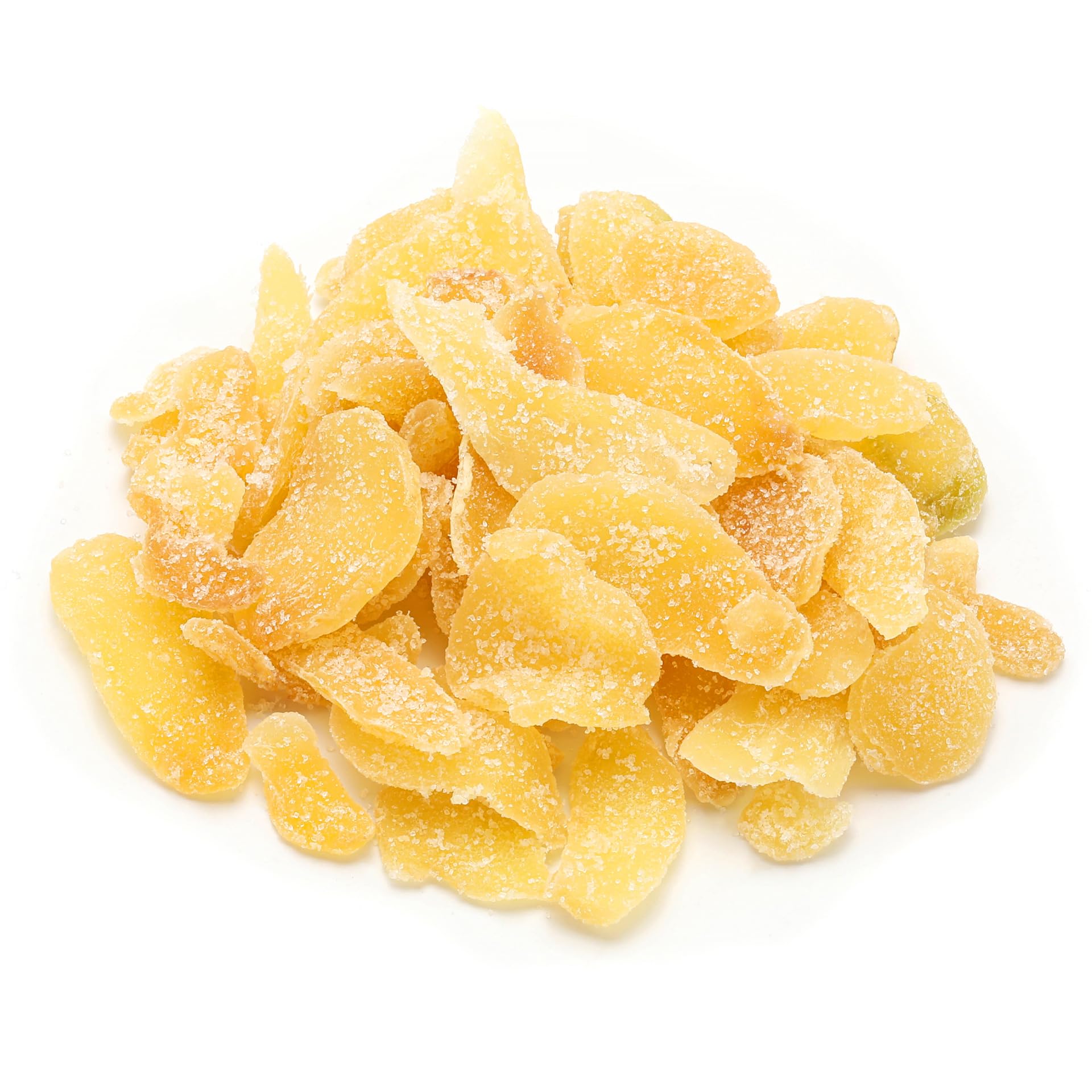NUTS U.S. - Dried Crystallized Ginger Slices in Resealable Bag (3 LB)