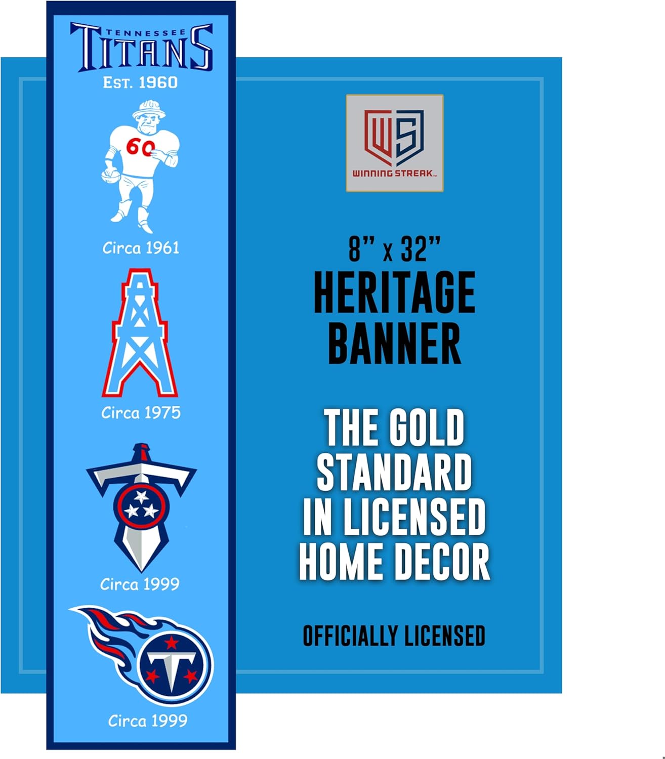 Winning Streak NFL Throwback Pennant