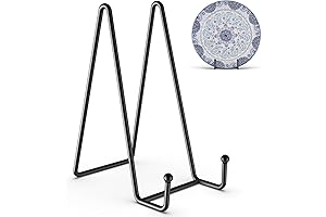 HONGYUTAI Plate Stands for Display - 8 Inch Stand for Picture, Table or Platter Display