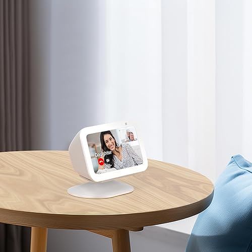 Miniatura 7 de SOKUSIN Soporte para Echo Show 5 (3 generación)  Soporte de mesa inteligente con inclinación ajustable, base magnética antideslizante, compatible