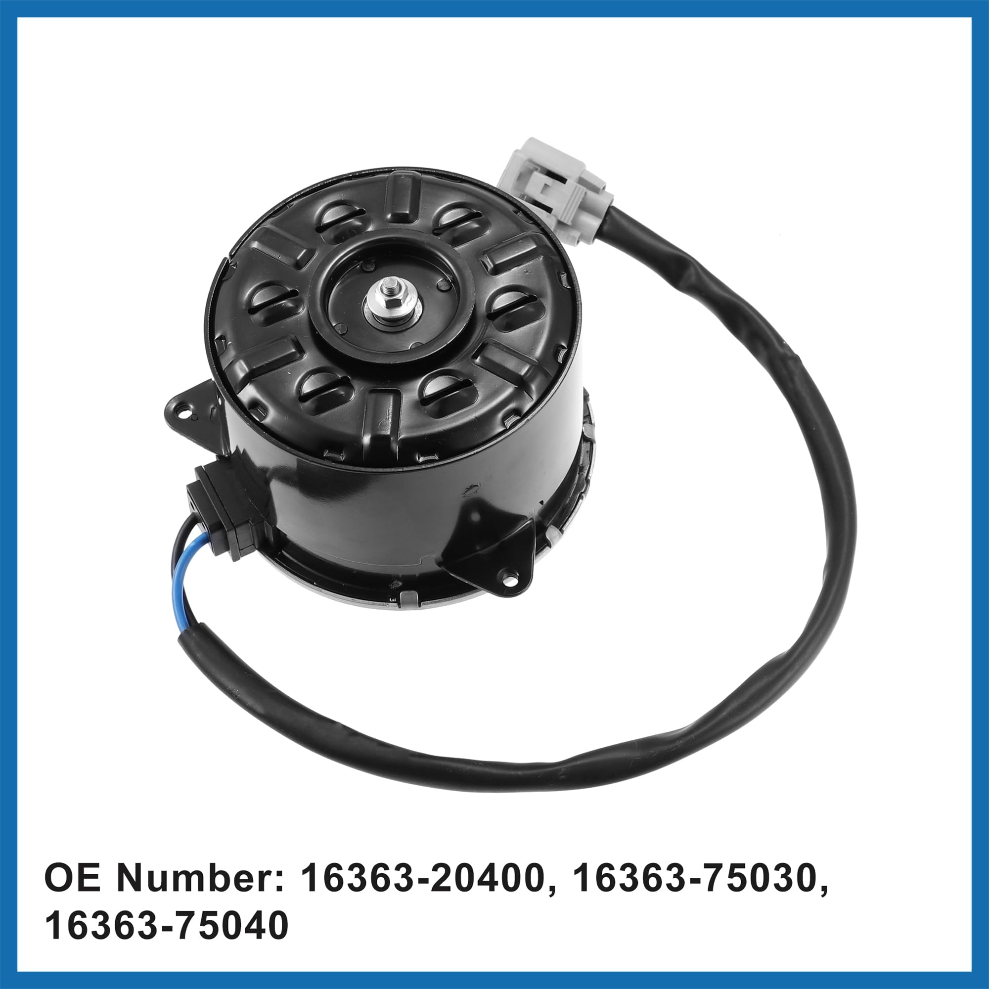 A ABSOPRO 16363-20400 16363-7503 Radiatore Ventola Motore 5 Lama Ventola Conducente Lato Sostituzione dell'articolo